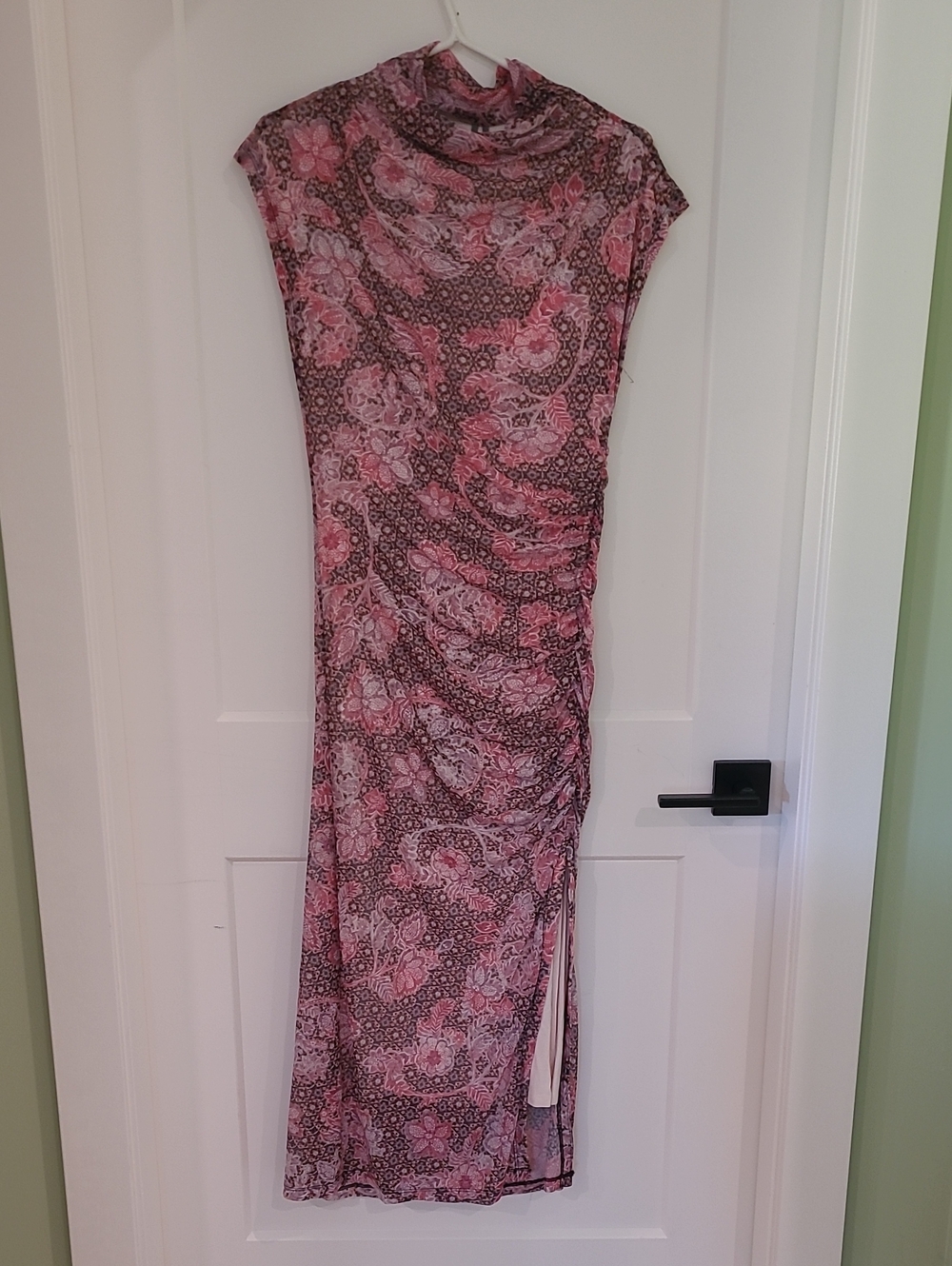 Anthropologie Maya Floral Cowl-Neck Maxi Dress